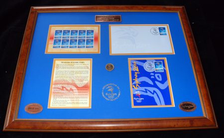 2000 Sydney Olympics Limited Edition stamps and first day covers - 575/1250 framed